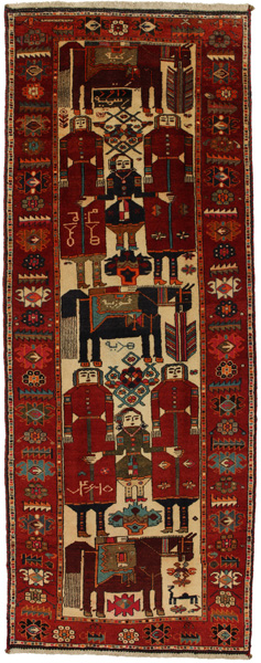 Lori - Bakhtiari Персийски връзван килим 365x140