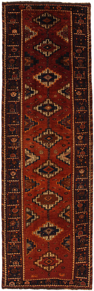 Lori - Qashqai Персийски връзван килим 433x135