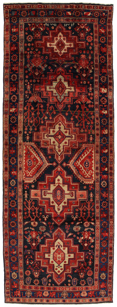 Bakhtiari Персийски връзван килим 427x153