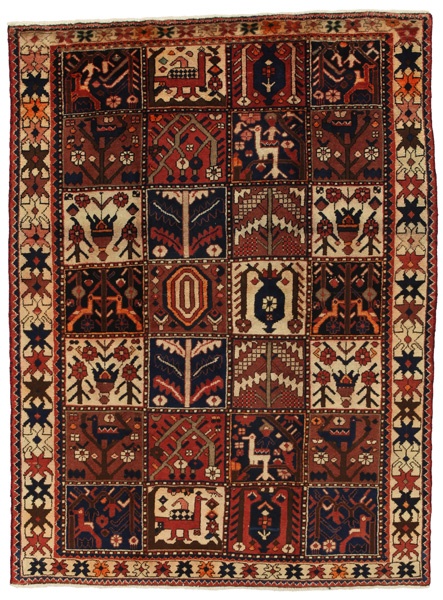 Bakhtiari Персийски връзван килим 187x139