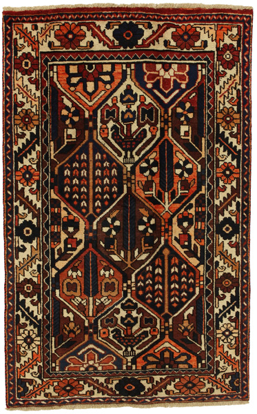 Bakhtiari Персийски връзван килим 201x127
