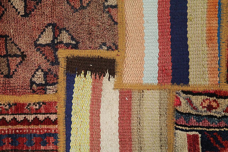 Patchwork Персийски връзван килим 209x149 - Снимка 8