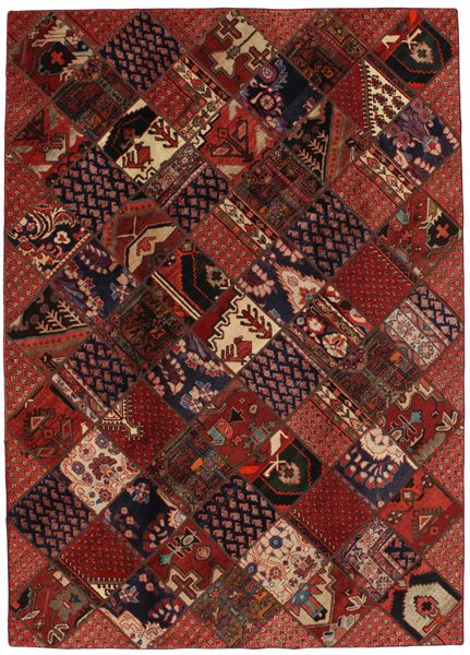 Patchwork Персийски връзван килим 300x215