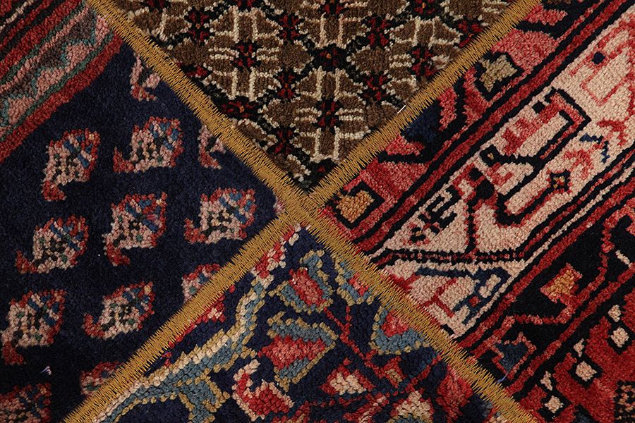 Patchwork Персийски връзван килим 300x213 - Снимка 9