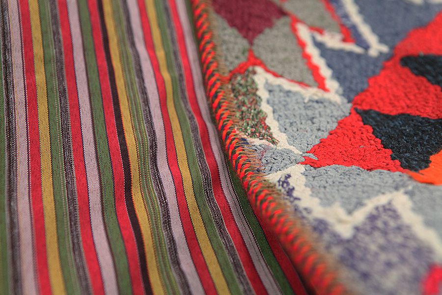 Patchwork Персийски връзван килим 205x157 - Снимка 6