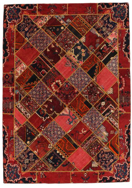 Patchwork Персийски връзван килим 301x213