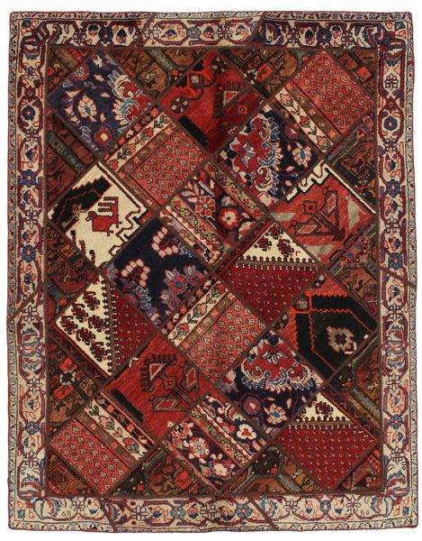 Patchwork Персийски връзван килим 200x158