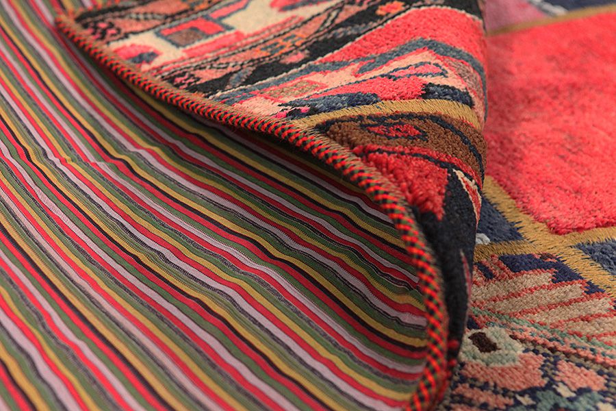 Patchwork Персийски връзван килим 212x152 - Снимка 3