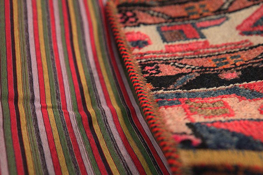 Patchwork Персийски връзван килим 212x152 - Снимка 7