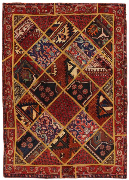 Patchwork Персийски връзван килим 205x145