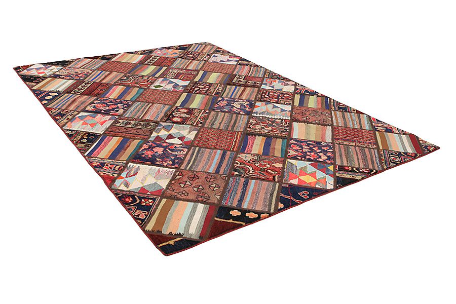 Patchwork Персийски връзван килим 300x214 - Снимка 1