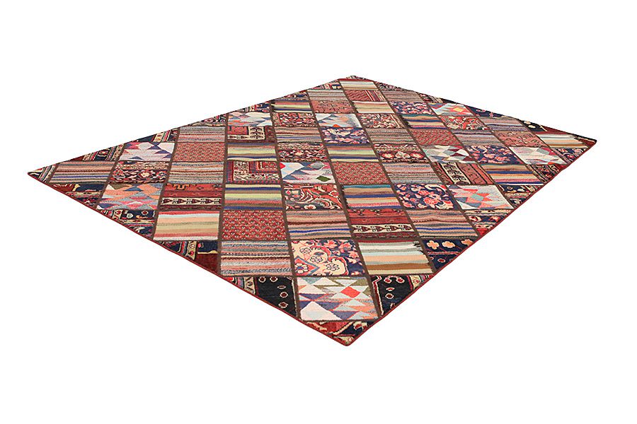 Patchwork Персийски връзван килим 300x214 - Снимка 2