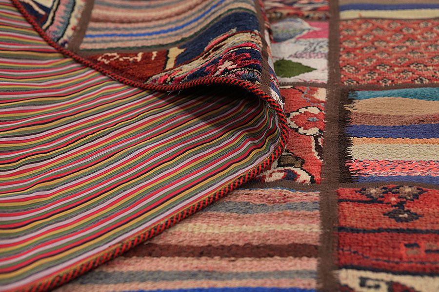 Patchwork Персийски връзван килим 300x214 - Снимка 3