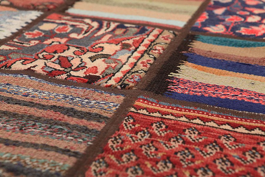 Patchwork Персийски връзван килим 300x214 - Снимка 7