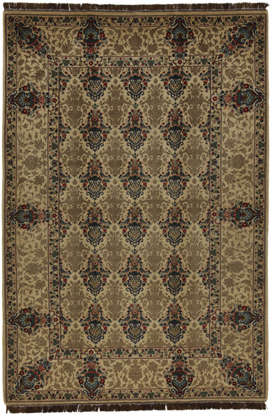 Isfahan Персийски връзван килим 230x155
