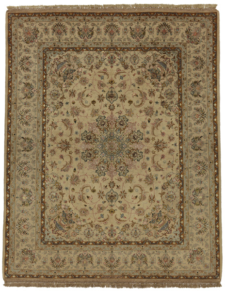 Isfahan Персийски връзван килим 242x196