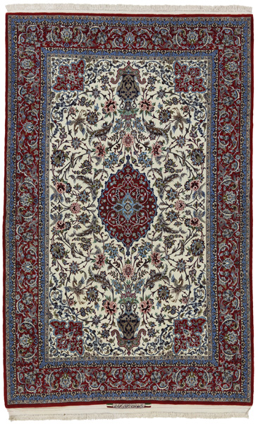 Isfahan Персийски връзван килим 239x152
