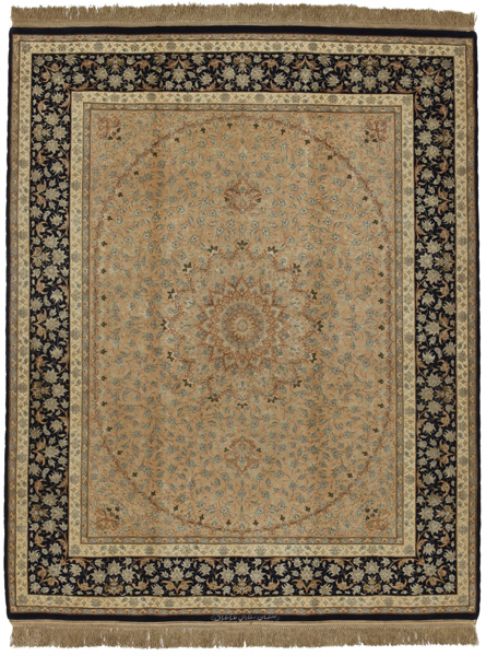 Isfahan Персийски връзван килим 212x169