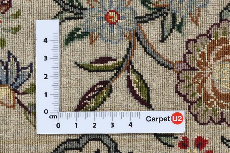 Isfahan Персийски връзван килим 215x146 - Снимка 4