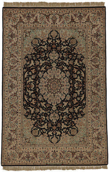 Isfahan Персийски връзван килим 215x142