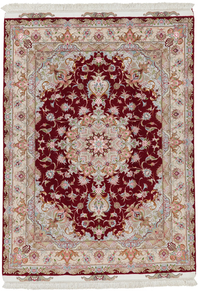 Tabriz Персийски връзван килим 198x150