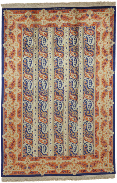 Qum Персийски връзван килим 200x135