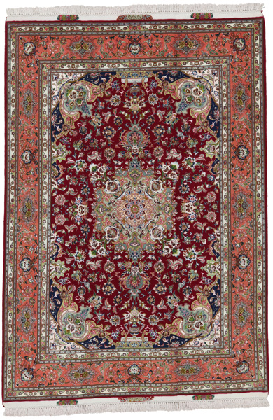 Tabriz Персийски връзван килим 211x152