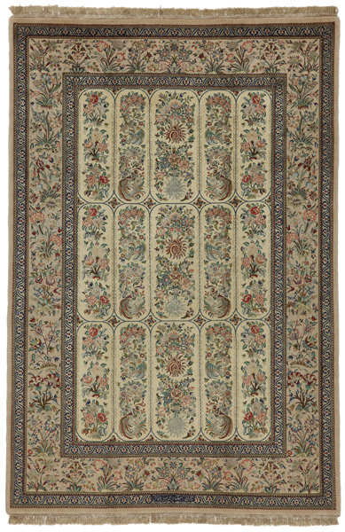 Isfahan Персийски връзван килим 212x143