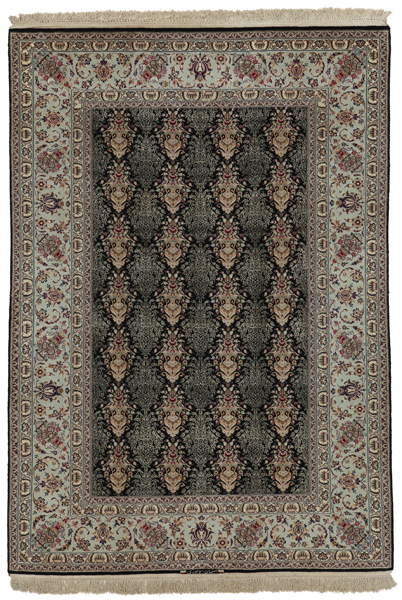 Isfahan Персийски връзван килим 203x145