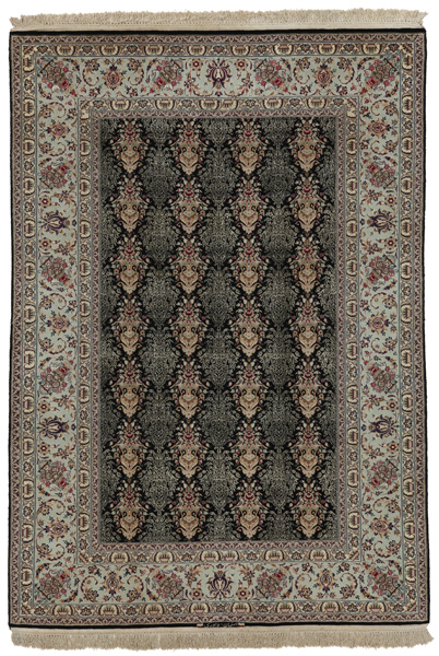 Isfahan Персийски връзван килим 203x145