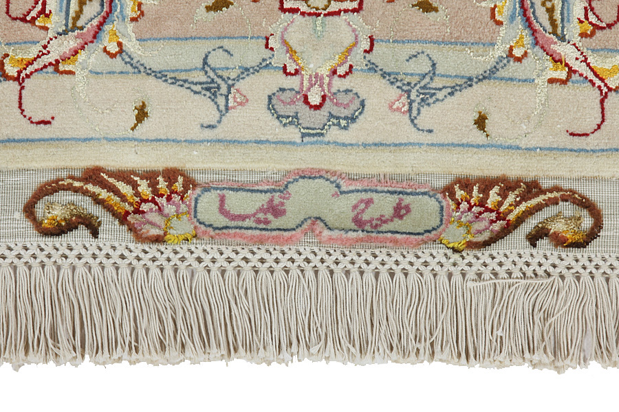 Tabriz Персийски връзван килим 194x150 - Снимка 6