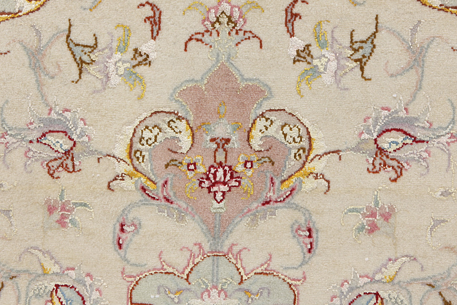 Tabriz Персийски връзван килим 194x150 - Снимка 9