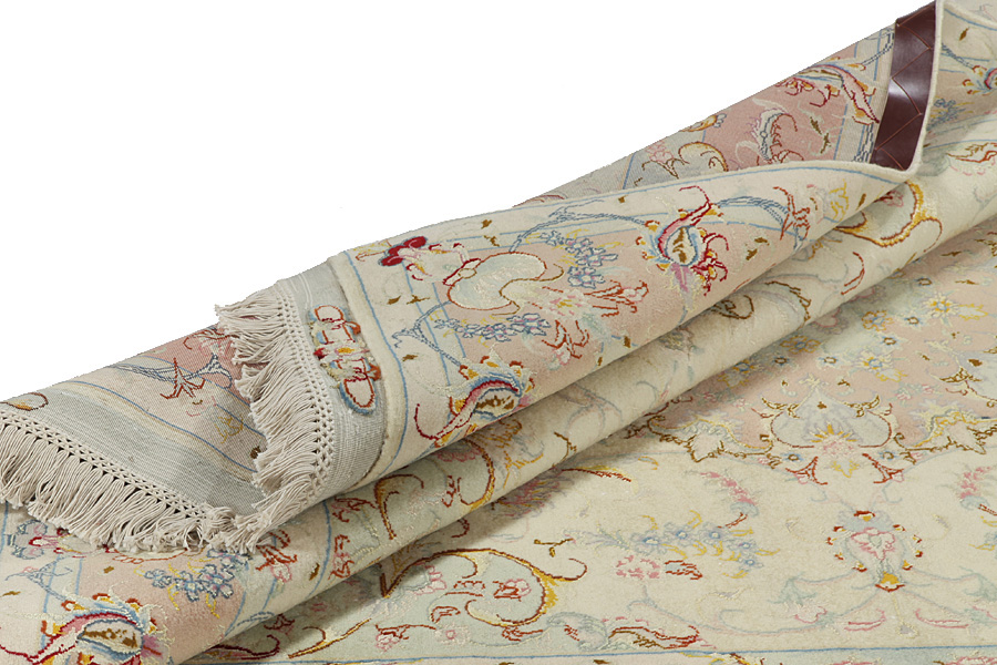 Tabriz Персийски връзван килим 194x150 - Снимка 14