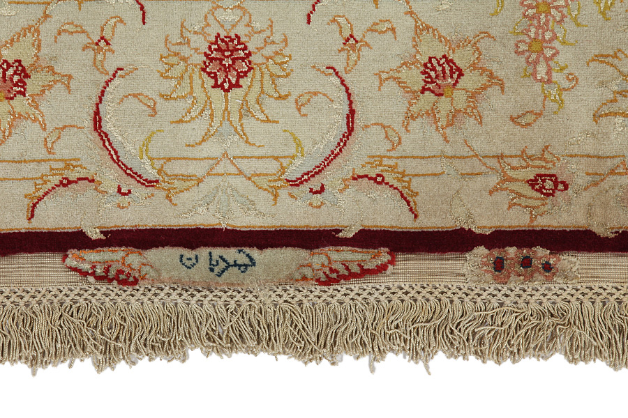 Tabriz Персийски връзван килим 204x154 - Снимка 6