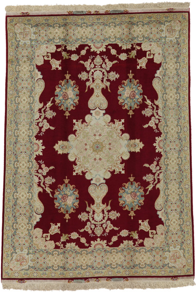 Tabriz Персийски връзван килим 208x150