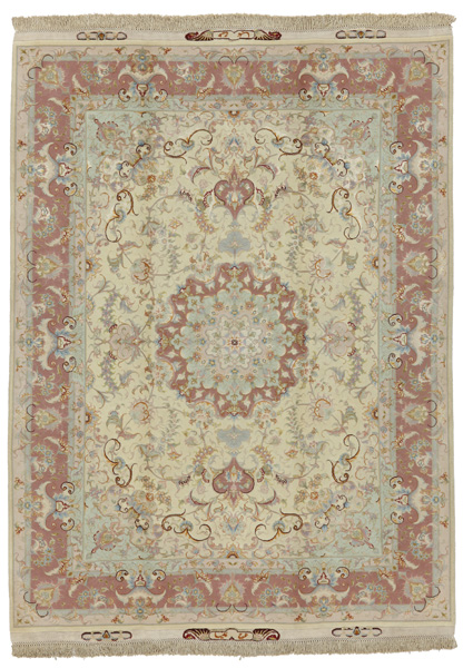 Tabriz Персийски връзван килим 202x154