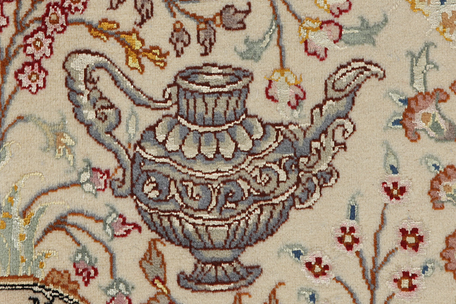 Tabriz Персийски връзван килим 206x150 - Снимка 8