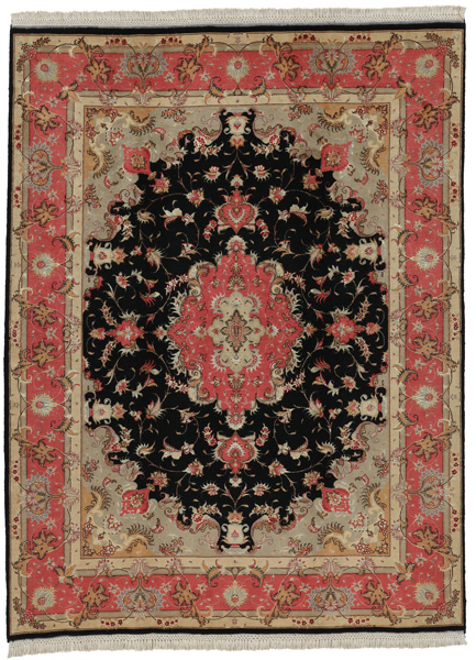 Tabriz Персийски връзван килим 201x152