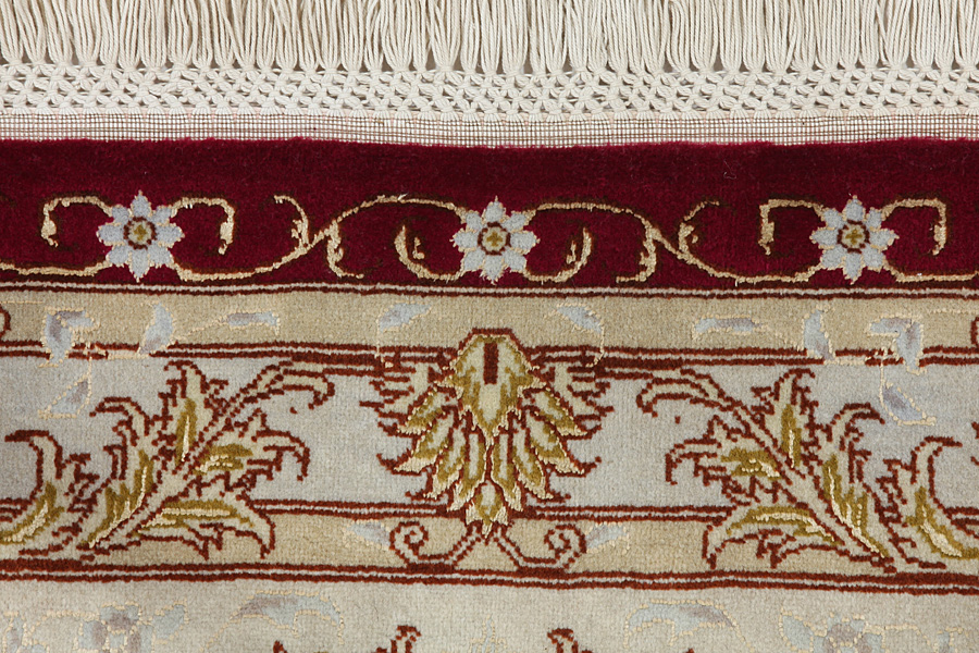Tabriz Персийски връзван килим 355x247 - Снимка 6