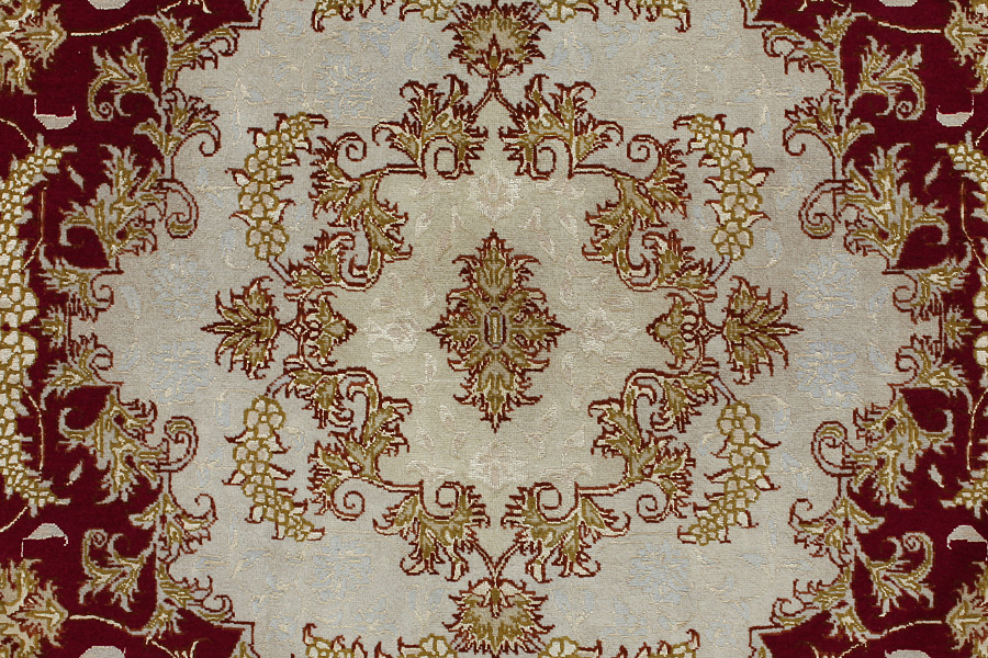 Tabriz Персийски връзван килим 355x247 - Снимка 8