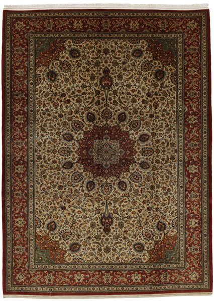 Qum Персийски връзван килим 343x250
