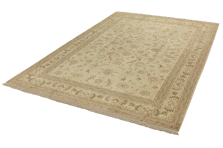 Tabriz Персийски връзван килим 295x202 - Снимка 2