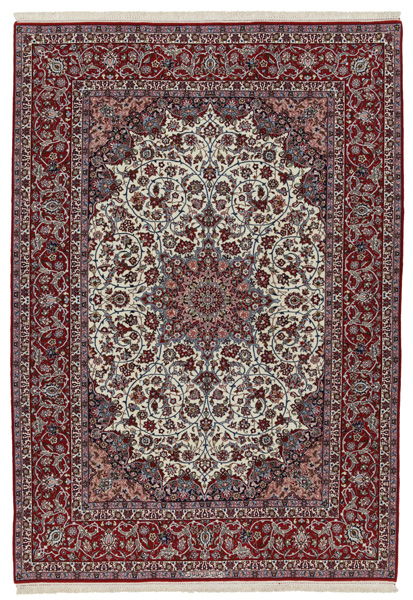 Isfahan Персийски връзван килим 305x207