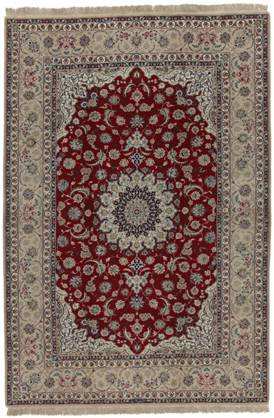 Isfahan Персийски връзван килим 305x208