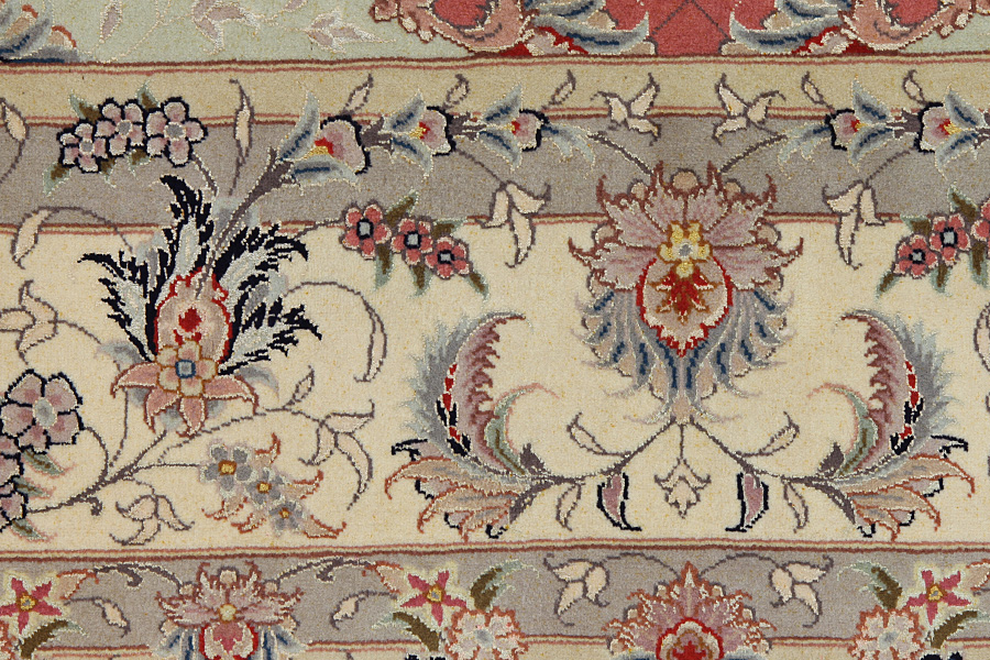 Tabriz Персийски връзван килим 317x203 - Снимка 7