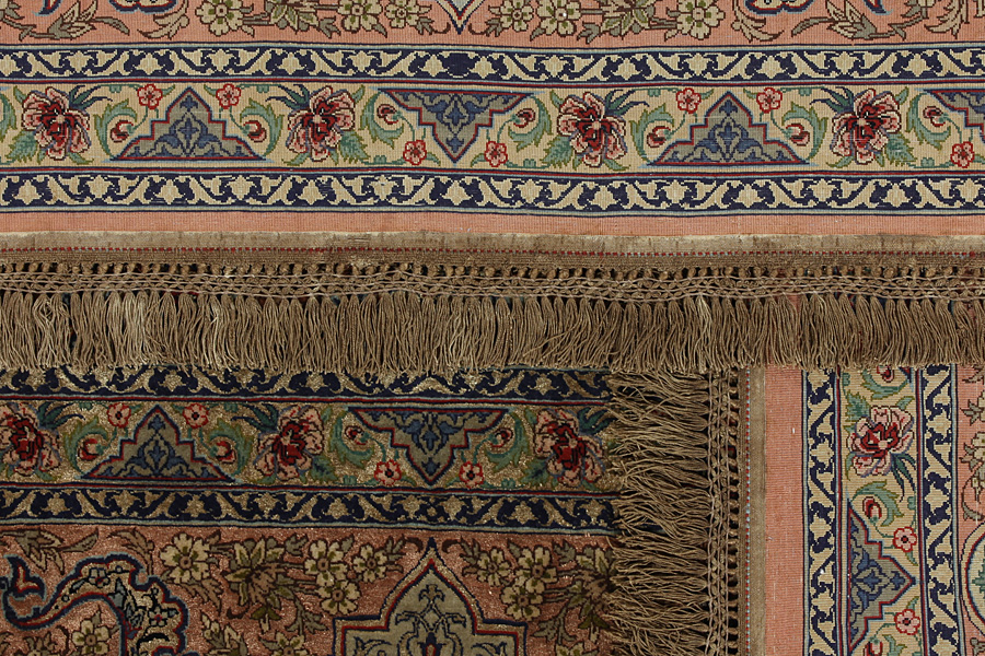 Isfahan Персийски връзван килим 307x202 - Снимка 16