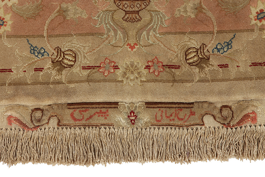Tabriz Персийски връзван килим 300x195 - Снимка 6