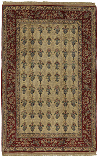 Isfahan Персийски връзван килим 301x197