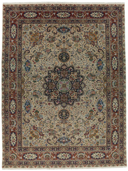 Tabriz Персийски връзван килим 403x298