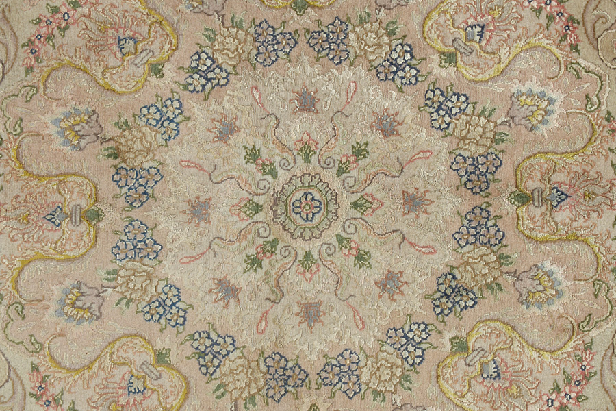 Tabriz Персийски връзван килим 402x298 - Снимка 12
